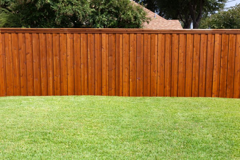 Finished Wooden Fence